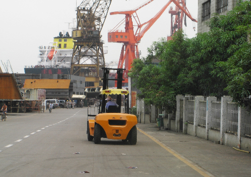 中船黃埔造船采購杭州叉車(chē)案例